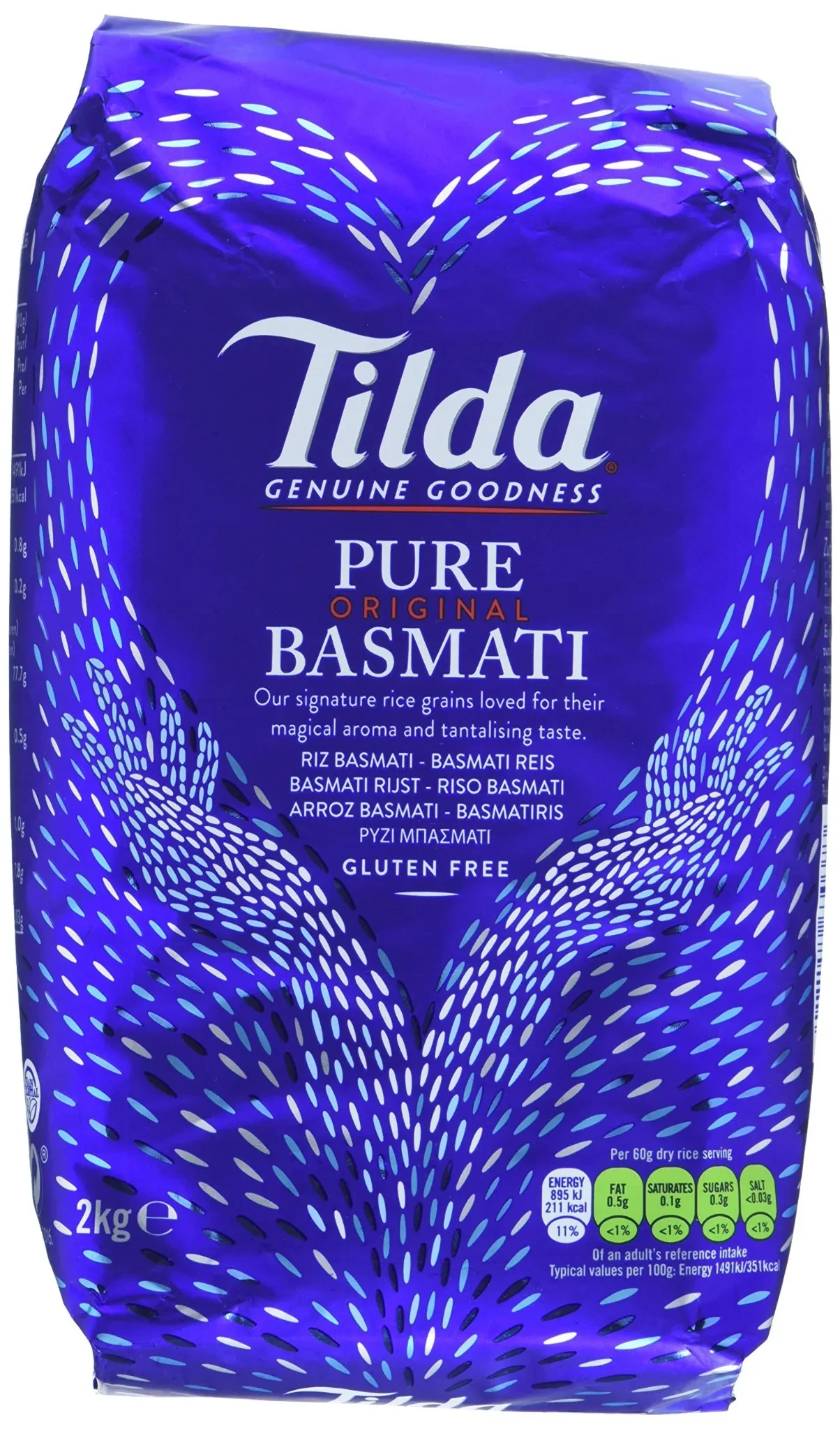 Tilda Basmati-Reis 2 × 1 kg