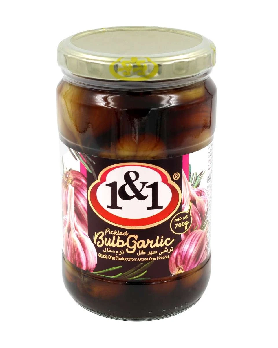 Schwarze Knoblauchblüten in Essig 1&1 680 g