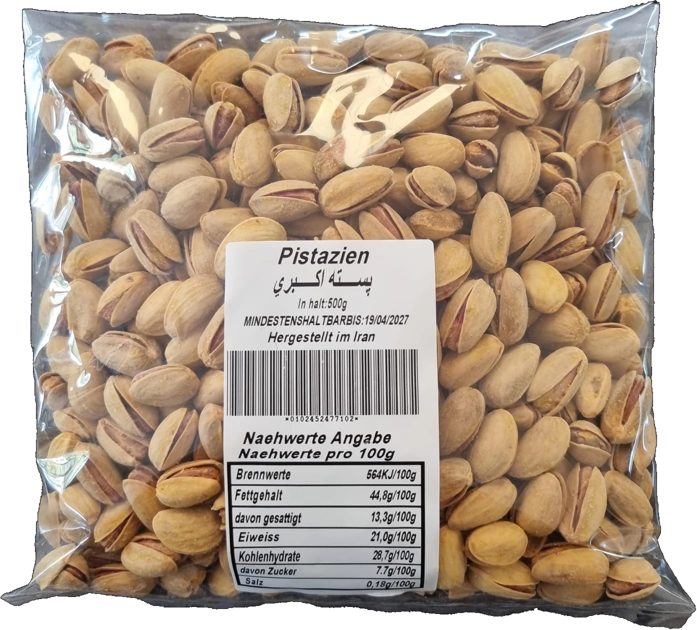 Akbari-Pistazien 500 g