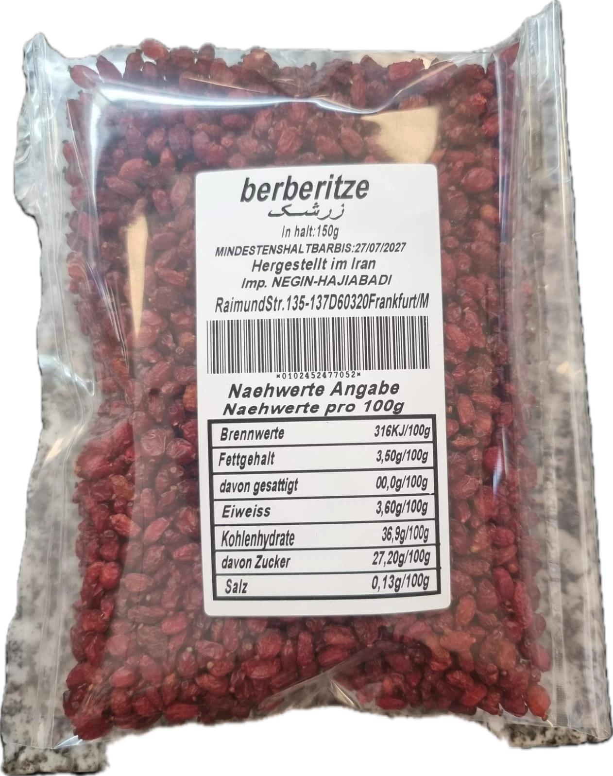 Berberitzen 150 g