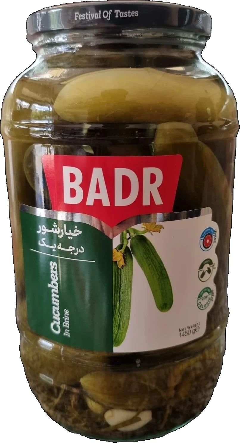 Premium-Gewürzgurken Badr 1450 g